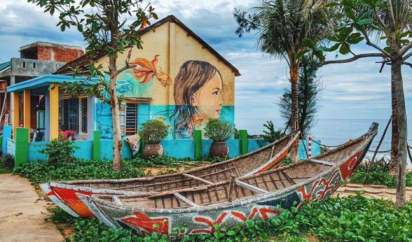 Tam Thanh mural village from hoi an
