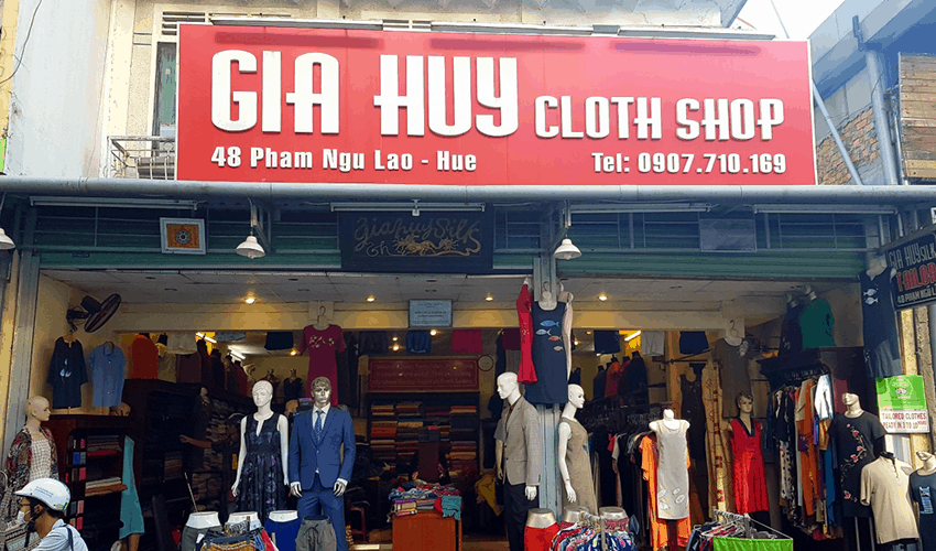 Gia Huy Silk - where to shop in hue