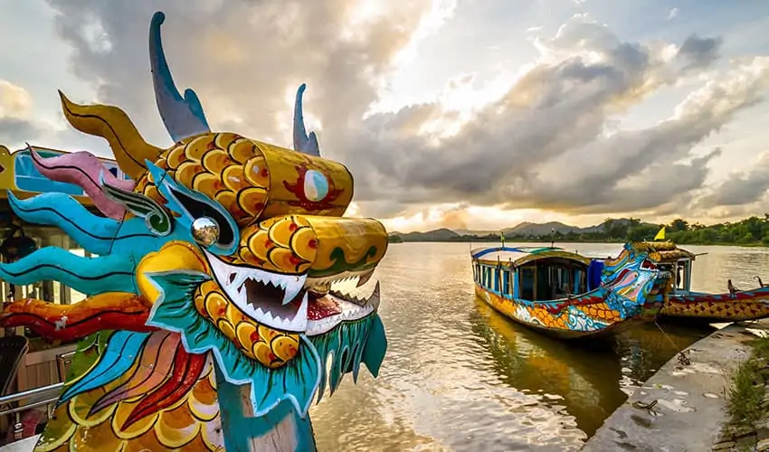 Hue Boat Tour on Perfume River