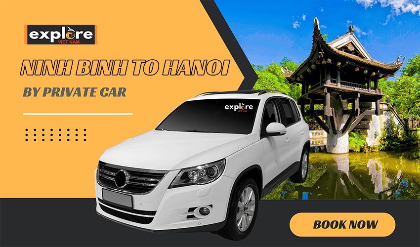 Ninh Binh to Hanoi Private Car by Private Car